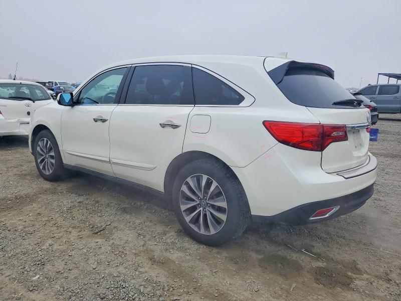 Photo 2 from auction – 2016 ACURA MDX TECHNO with VIN 5FRYD4H4XGB031675