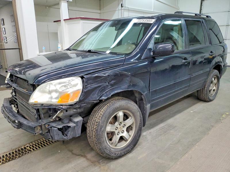HONDA PILOT EXL 2005 with VIN 2HKYF18555H569010 - Photo from auction