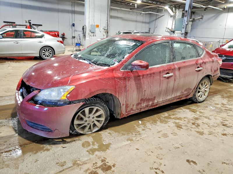 NISSAN SENTRA S 2015 with VIN 3N1AB7AP8FL649398 - Photo from auction