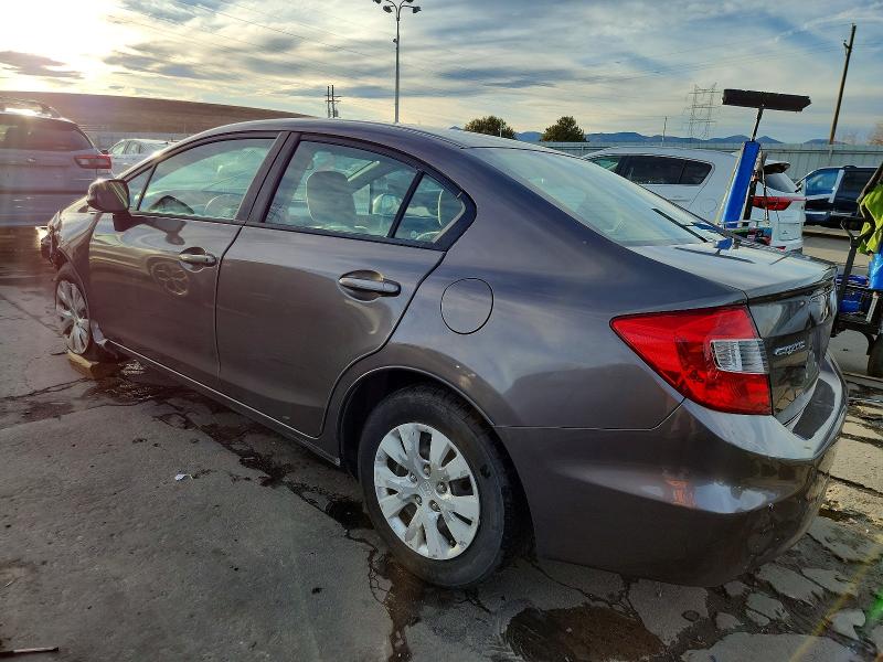 Photo 2 from auction – 2012 HONDA CIVIC LX with VIN 2HGFB2F50CH603504