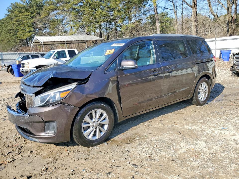 Photo 1 from auction – 2016 KIA SEDONA with VIN KNDMB5C11G6163924