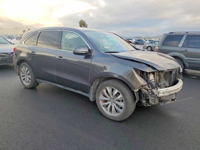 Photo 4 from auction – 2014 ACURA MDX TECHNO with VIN 5FRYD4H40EB026966