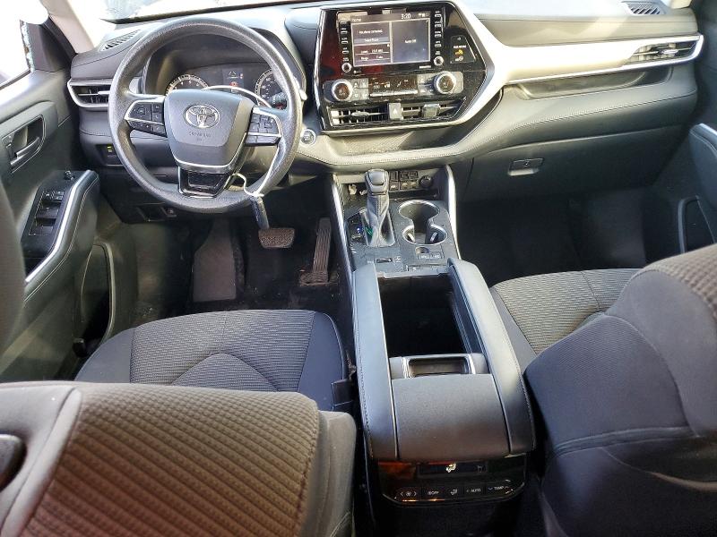 Photo 8 from auction – 2021 TOYOTA HIGHLANDER with VIN 5TDCZRAH8MS085555