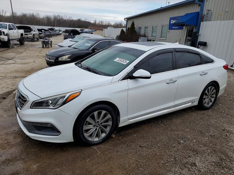 HYUNDAI SONATA 2017 with VIN 5NPE34AFXHH500396 - Photo from auction