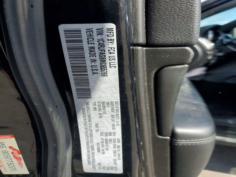 Photo 14 from auction – 2021 JEEP GRAND CHER with VIN 1C4RJFAG6MC655769