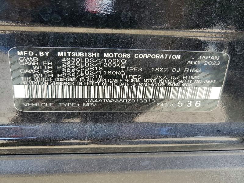 Photo 14 from auction – 2024 MITSUBISHI ECLIPSE CR with VIN JA4ATWAA8RZ013913