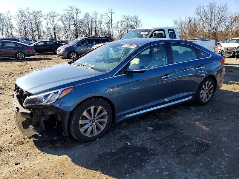 HYUNDAI SONATA SPO 2017 with VIN 5NPE34AF0HH545931 - Photo from auction