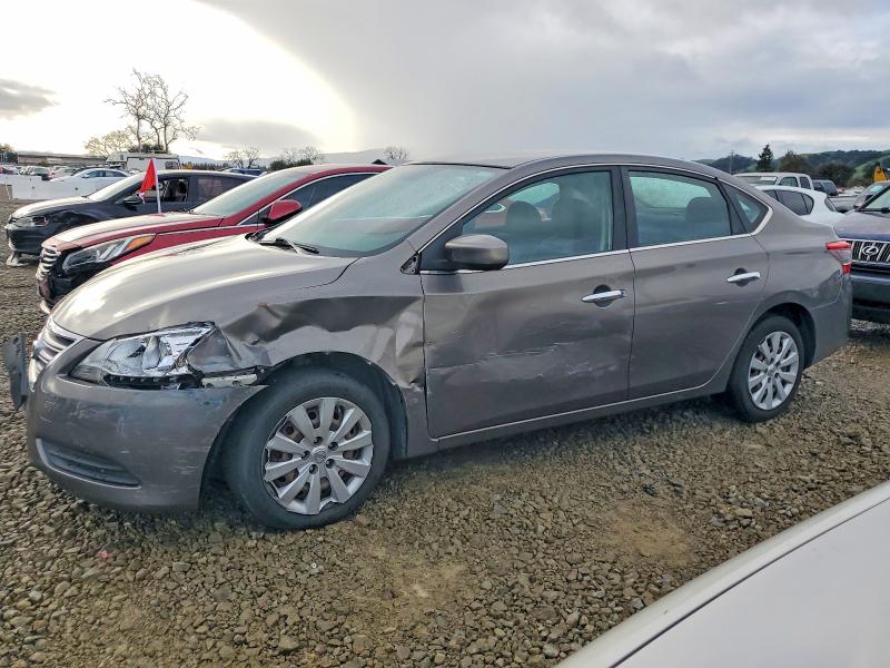 NISSAN SENTRA S 2015 with VIN 3N1AB7AP3FL653438 - Photo from auction