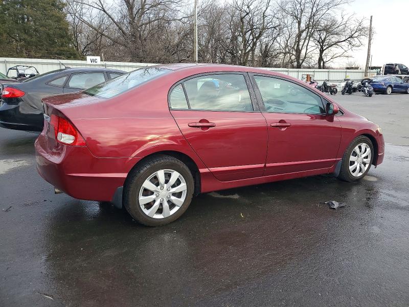 Photo 3 from auction – 2009 HONDA CIVIC LX with VIN 19XFA16559E018594