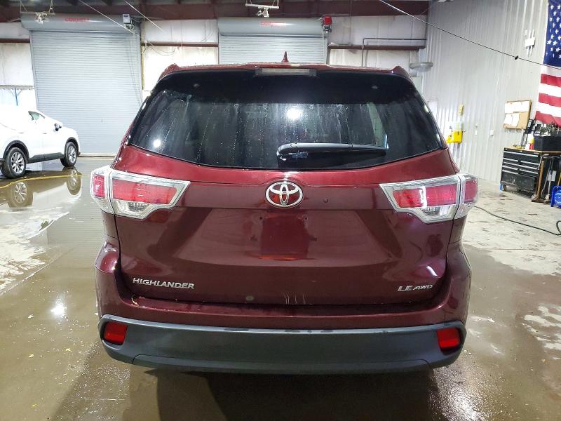 Photo 6 from auction – 2015 TOYOTA HIGHLANDER with VIN 5TDBKRFH2FS183055
