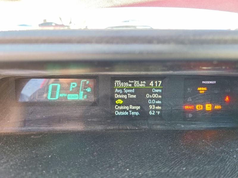 Photo 9 from auction – 2012 TOYOTA PRIUS C with VIN JTDKDTB37C1003935