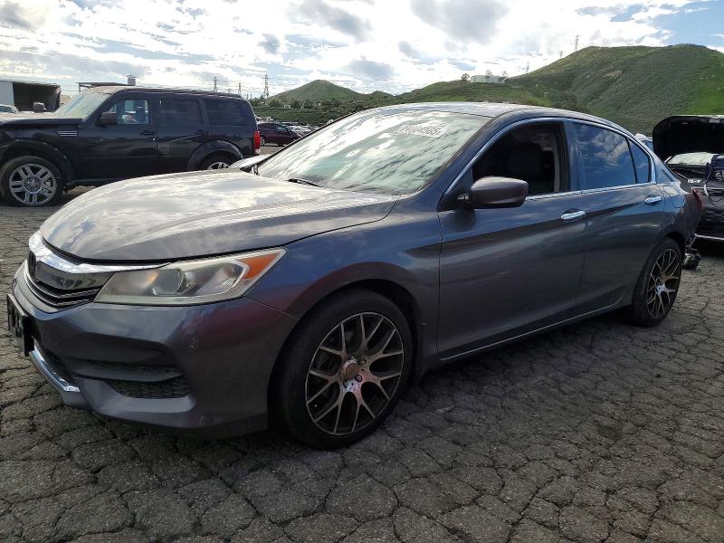 HONDA ACCORD LX 2017 with VIN 1HGCR2F37HA003792 - Photo from auction