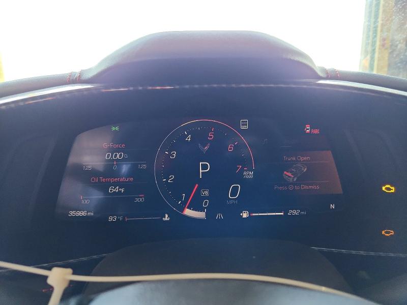 Photo 9 from auction – 2021 CHEVROLET CORVETTE S with VIN 1G1YB3D40M5103190