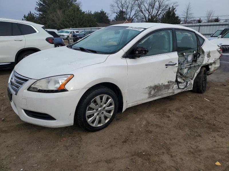 NISSAN SENTRA S 2015 with VIN 3N1AB7AP1FL682226 - Photo from auction