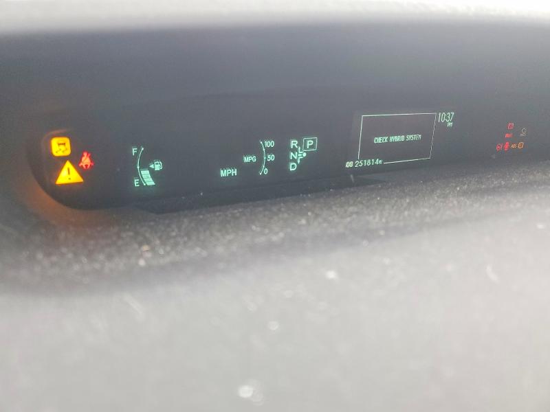 Photo 9 from auction – 2011 TOYOTA PRIUS with VIN JTDKN3DUXB0262698