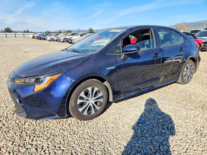 TOYOTA COROLLA LE 2020 with VIN JTDEBRBE4LJ017671 - Photo from auction