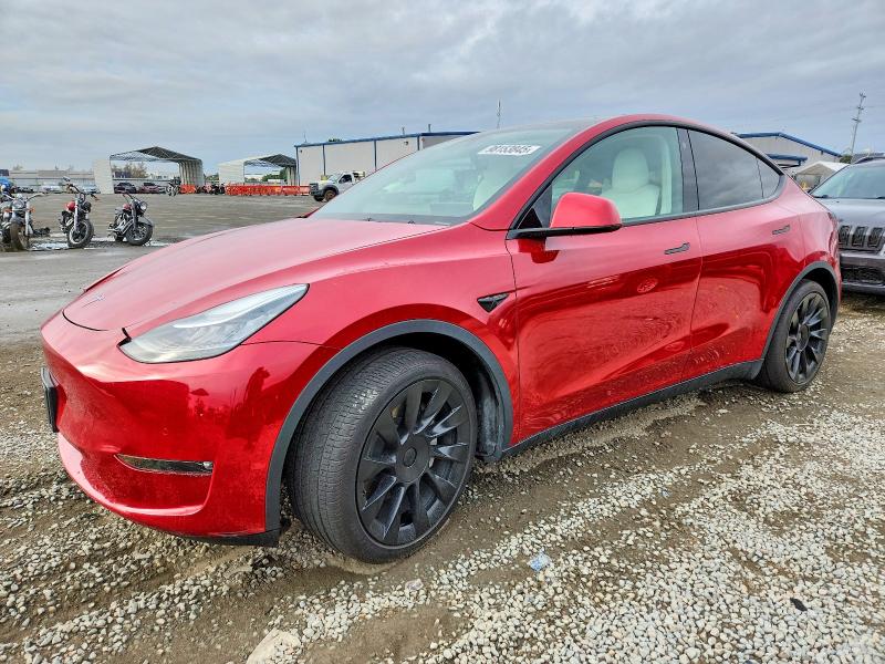 Photo 1 from auction – 2021 TESLA MODEL Y with VIN 5YJYGAED4MF177092