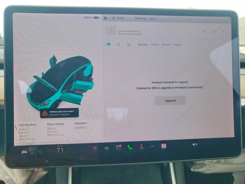 Photo 9 from auction – 2020 TESLA MODEL Y with VIN 5YJYGDEE4LF059651