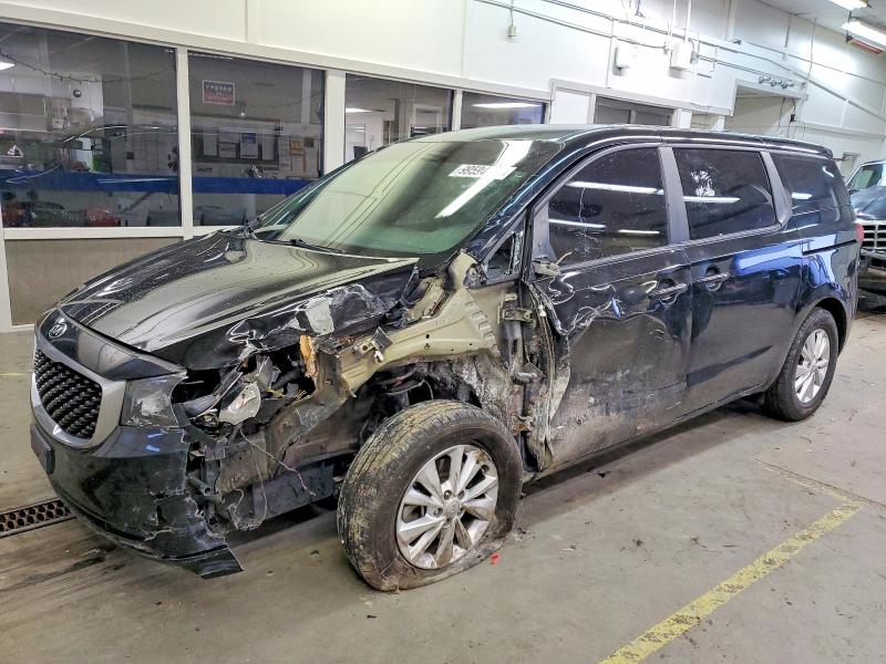 KIA SEDONA L 2015 with VIN KNDMA5C12F6041378 - Photo from auction