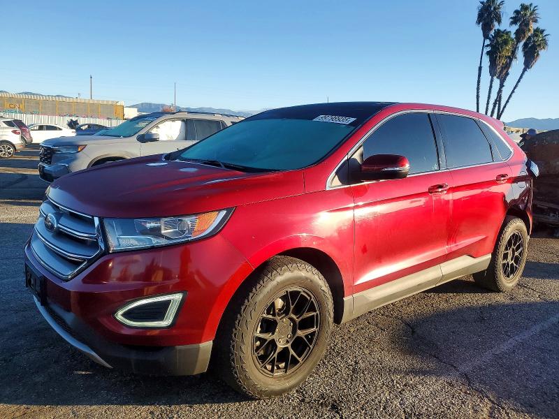 FORD EDGE SEL 2017 with VIN 2FMPK3J92HBC65631 - Photo from auction