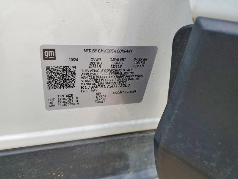Photo 14 from auction – 2025 CHEVROLET TRAILBLAZER with VIN KL79MPSL7SB112200