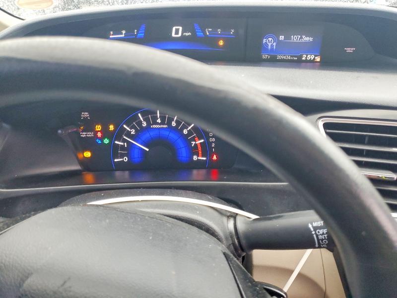 Photo 9 from auction – 2013 HONDA CIVIC LX with VIN 19XFB2F59DE007772