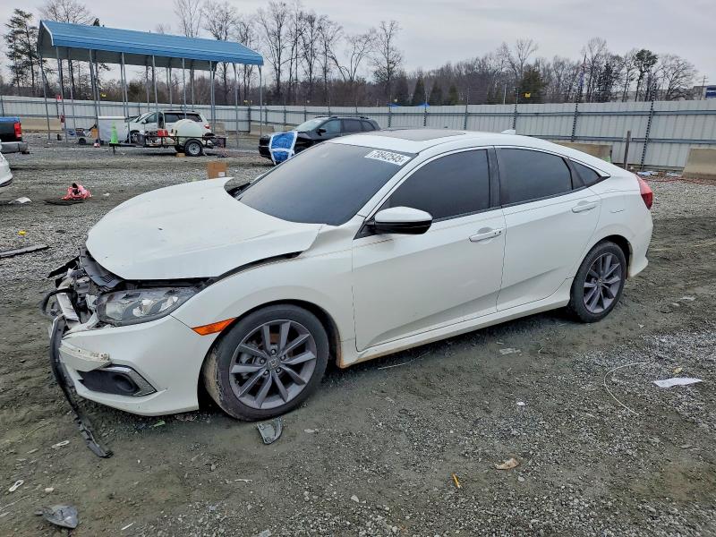 HONDA CIVIC EX 2019 with VIN 19XFC1F36KE005156 - Photo from auction