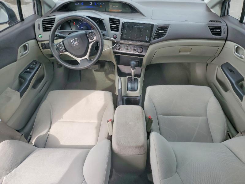 Photo 8 from auction – 2012 HONDA CIVIC LX with VIN 19XFB2F5XCE090157