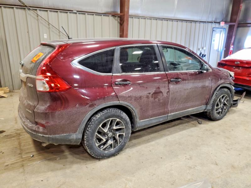 Photo 3 from auction – 2016 HONDA CR-V SE with VIN 5J6RM4H41GL032226