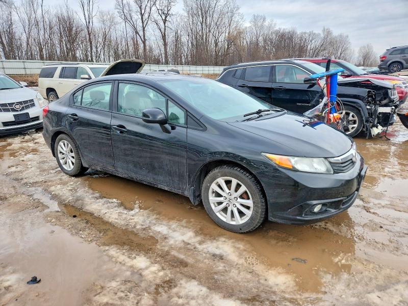 Photo 4 from auction – 2012 HONDA CIVIC EXL with VIN 19XFB2F91CE052528