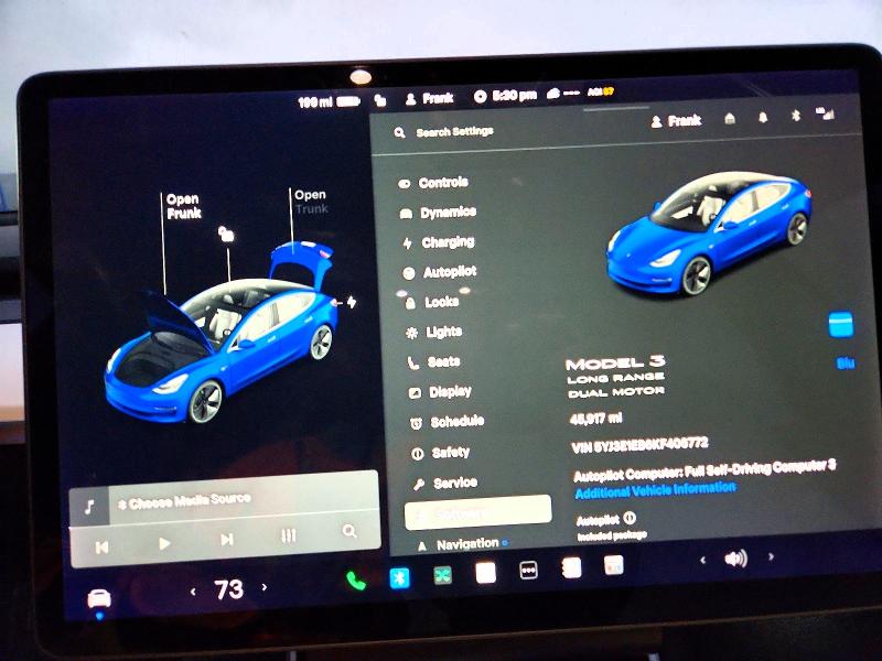 Photo 9 from auction – 2019 TESLA MODEL 3 with VIN 5YJ3E1EB6KF406772