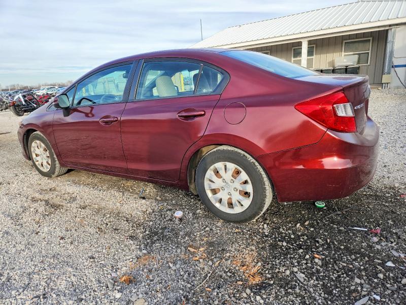 Photo 2 from auction – 2012 HONDA CIVIC with VIN 2HGFB2F55CH606916