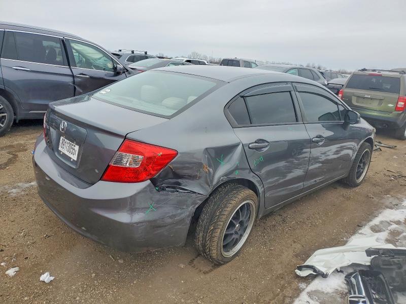 Photo 3 from auction – 2012 HONDA CIVIC LX with VIN 19XFB2F50CE106673