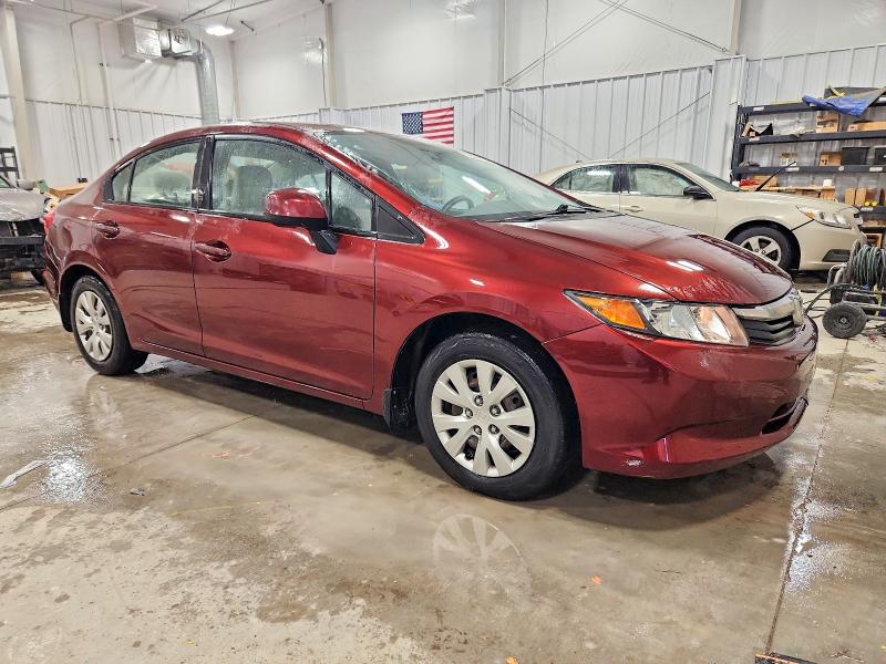 Photo 4 from auction – 2012 HONDA CIVIC LX with VIN 19XFB2F51CE062716