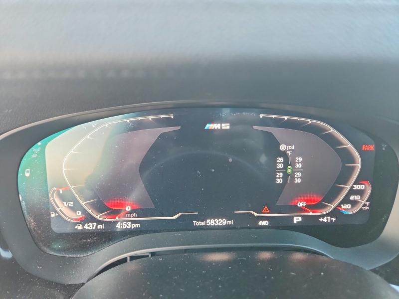 Photo 9 from auction – 2020 BMW M5 BASE with VIN WBSJF0C09LCD56721