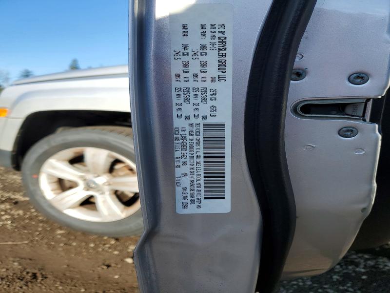 Photo 14 from auction – 2011 JEEP PATRIOT with VIN 1J4NF4GB8BD110402