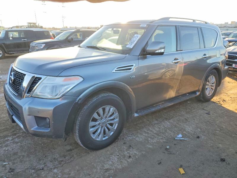 NISSAN ARMADA SV 2017 with VIN JN8AY2NC4H9508172 - Photo from auction