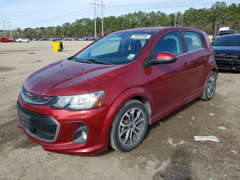 Photo 1 from auction – 2018 CHEVROLET SONIC with VIN 1G1JD6SH0J4115022