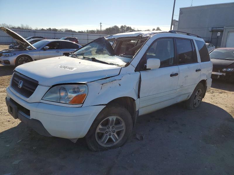 HONDA PILOT EXL 2004 with VIN 2HKYF18524H521169 - Photo from auction