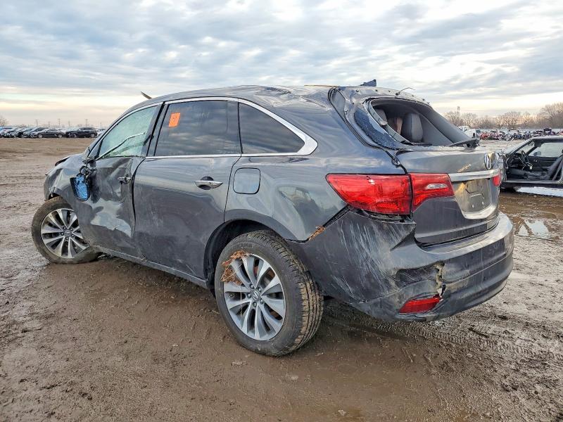 Photo 2 from auction – 2016 ACURA MDX TECHNO with VIN 5FRYD4H60GB045313