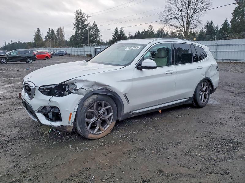 BMW X3 XDRIVE3 2021 with VIN 5UXTY5C06M9F30734 - Photo from auction