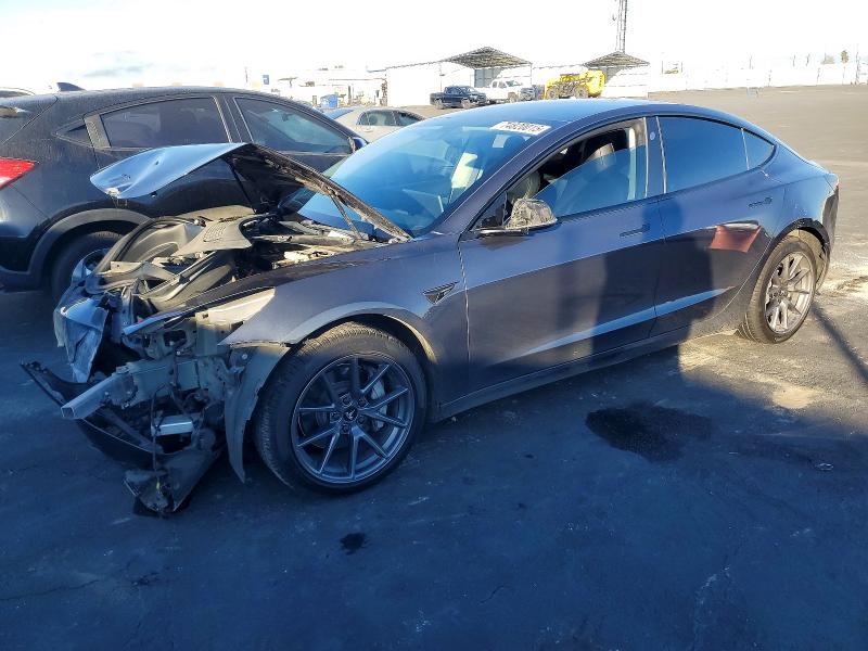 TESLA MODEL 3 2021 with VIN 5YJ3E1EA0MF875947 - Photo from auction