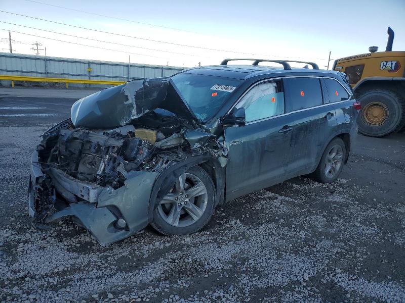 TOYOTA HIGHLANDER 2018 with VIN 5TDDGRFH9JS047945 - Photo from auction