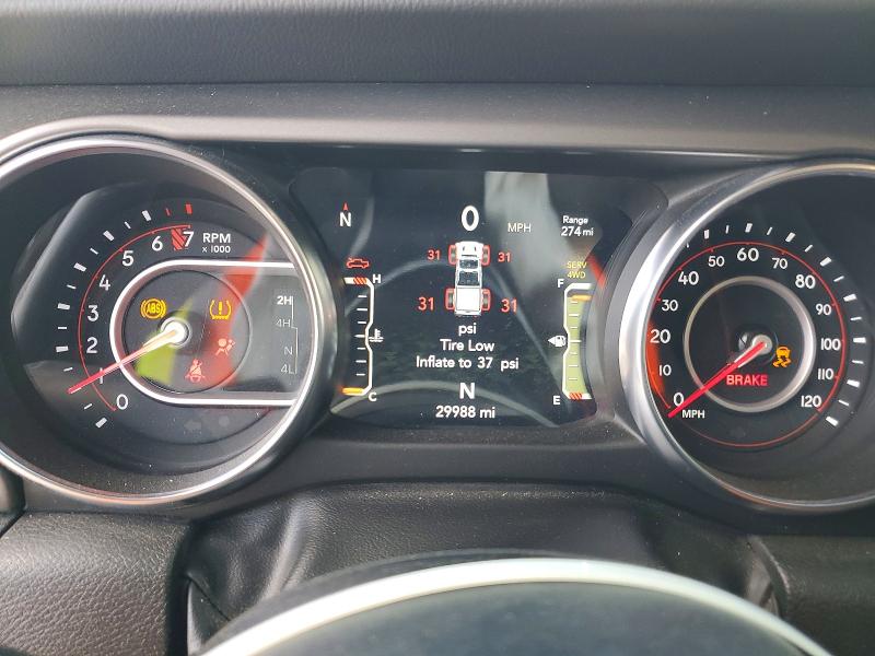 Photo 9 from auction – 2022 JEEP GLADIATOR with VIN 1C6JJTBG0NL165167