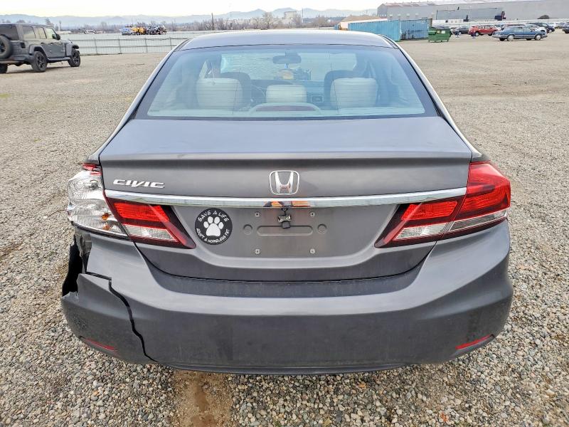 Photo 6 from auction – 2013 HONDA CIVIC LX with VIN 19XFB2F50DE288702