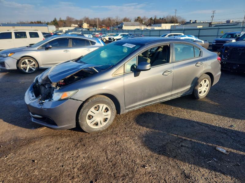 HONDA CIVIC LX 2013 with VIN 19XFB2F55DE210982 - Photo from auction