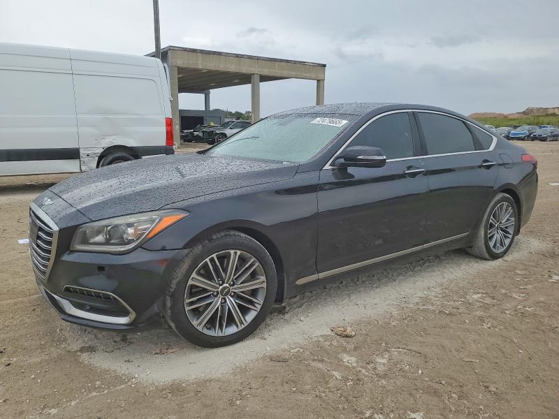 GENESIS G80 2018 with VIN KMHGN4JE2JU249441 - Photo from auction