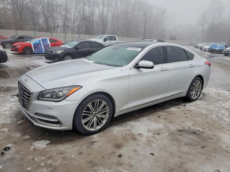 GENESIS G80 BASE 2018 with VIN KMHGN4JE6JU250589 - Photo from auction
