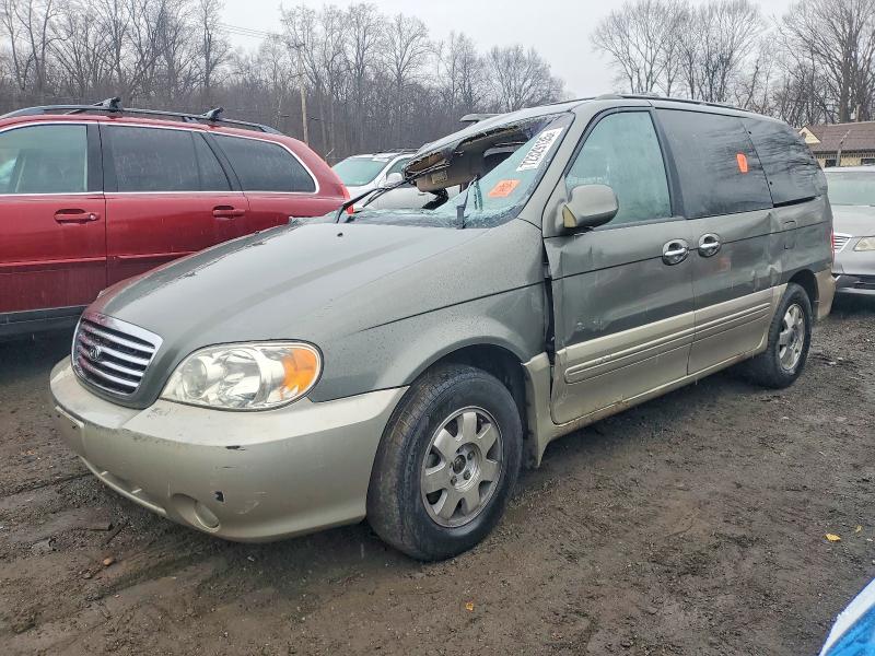KIA SEDONA EX 2003 with VIN KNDUP131236391449 - Photo from auction