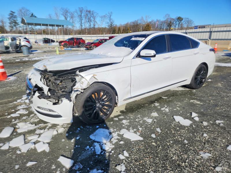 GENESIS G80 2017 with VIN KMHGN4JFXHU173325 - Photo from auction